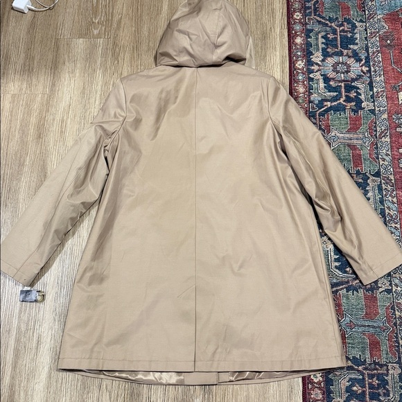 New Lauren Ralph Lauren Hooded Trench Coat in Tan XXL - Picture 5 of 8